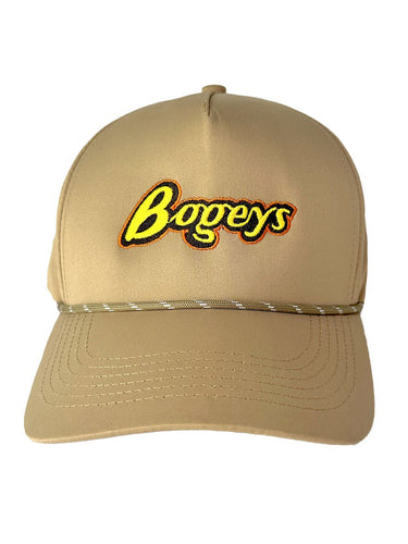 Bogeys - Performance 5-Panel Rope Hat Hat Greater Half Desert Tan
